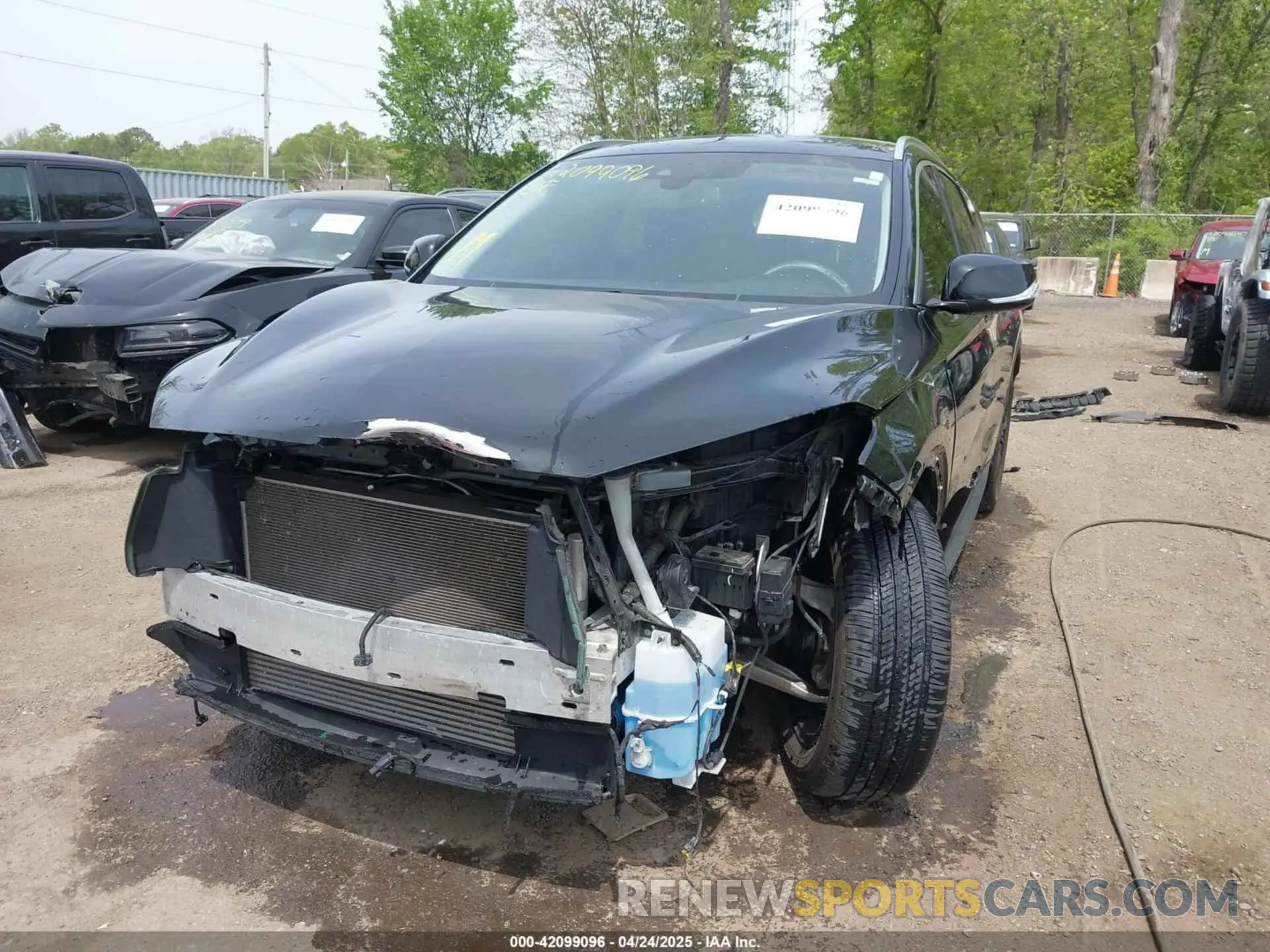 6 Photograph of a damaged car 3PCAJ5M30KF138306 INFINITI QX50 2019