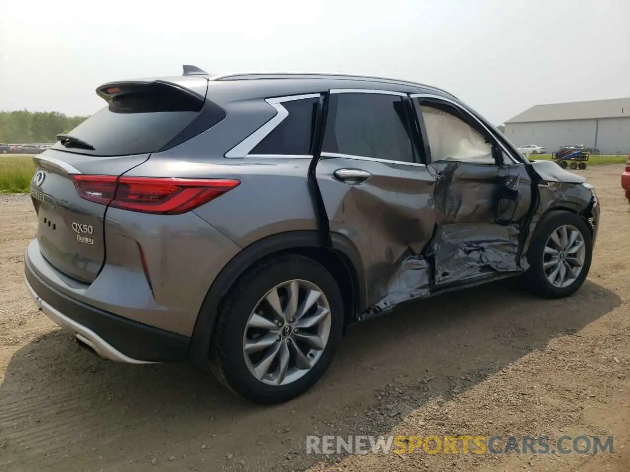 3 Фотография поврежденного автомобиля 3PCAJ5M30KF143361 INFINITI QX50 2019