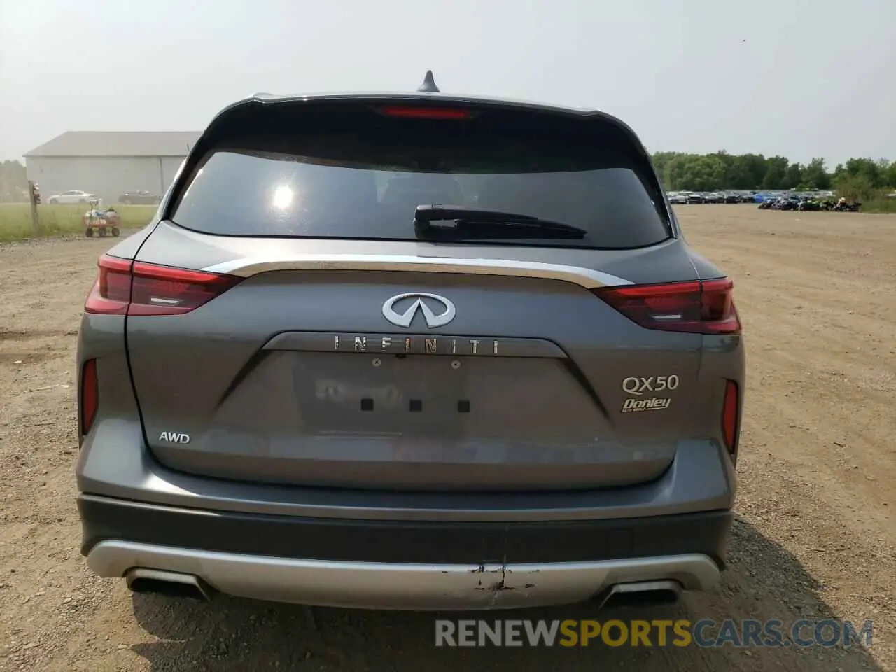 6 Фотография поврежденного автомобиля 3PCAJ5M30KF143361 INFINITI QX50 2019
