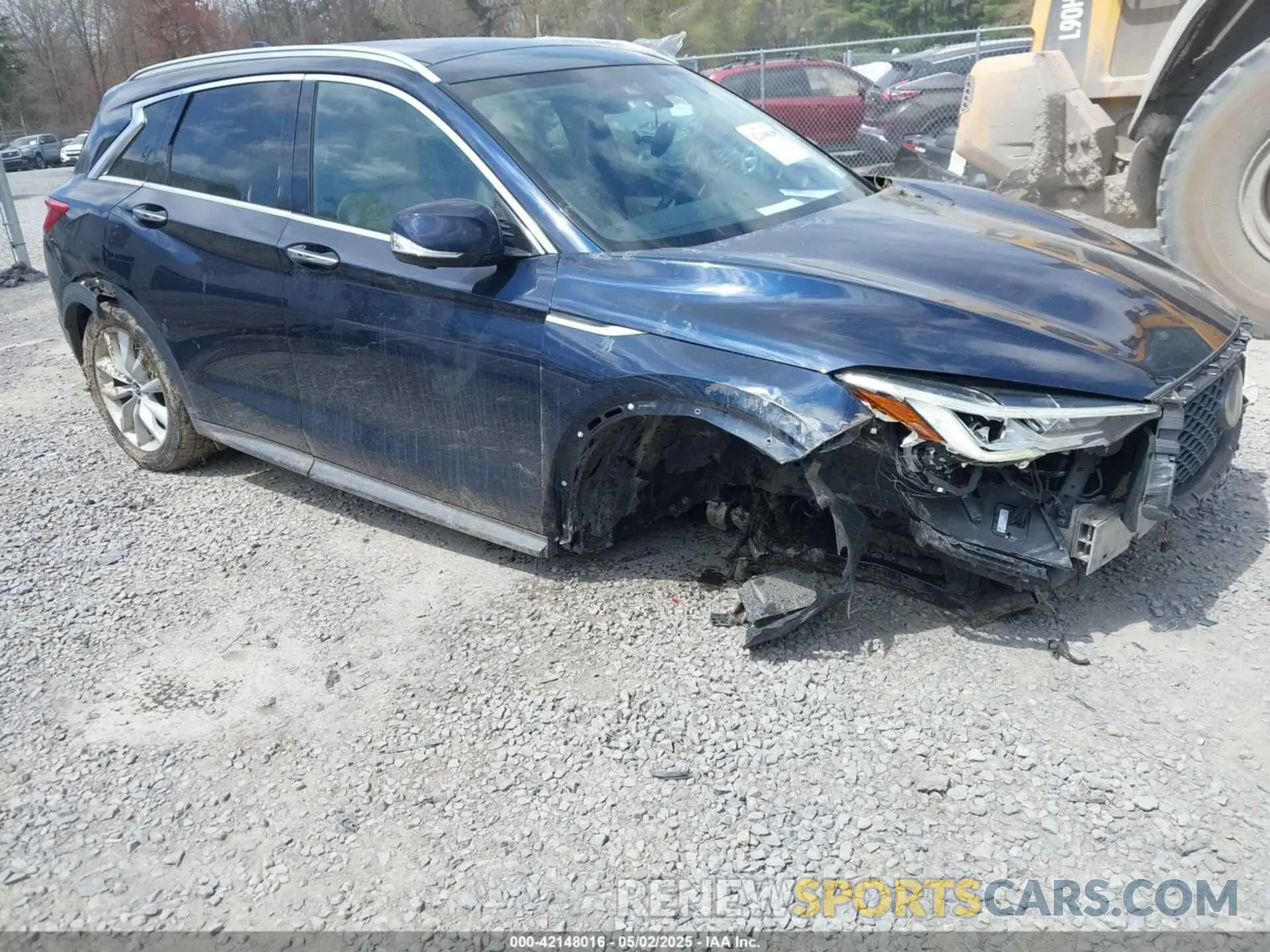 1 Photograph of a damaged car 3PCAJ5M31KF126200 INFINITI QX50 2019