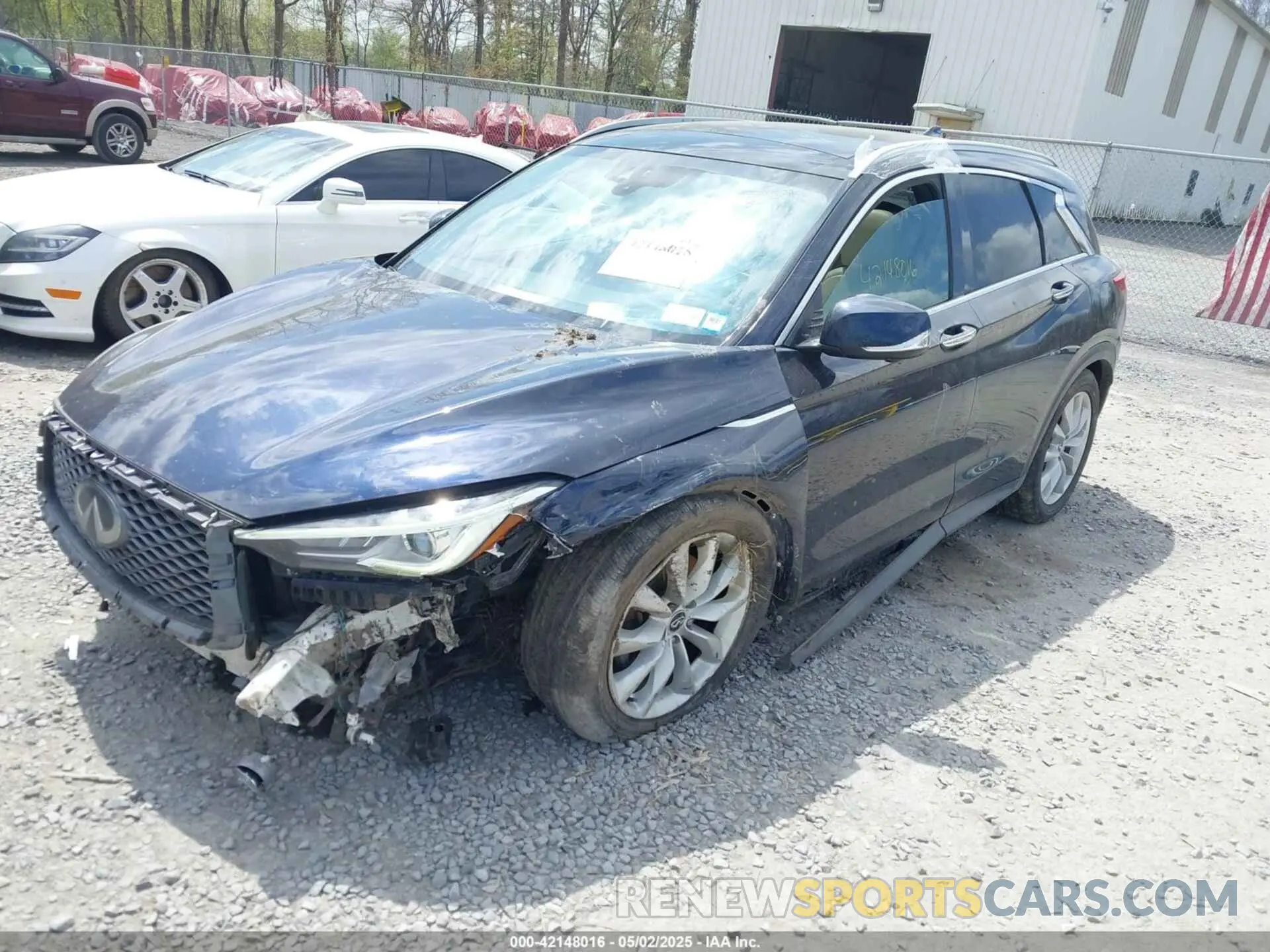 2 Photograph of a damaged car 3PCAJ5M31KF126200 INFINITI QX50 2019