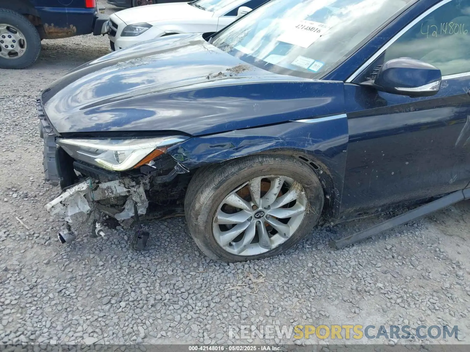 6 Photograph of a damaged car 3PCAJ5M31KF126200 INFINITI QX50 2019