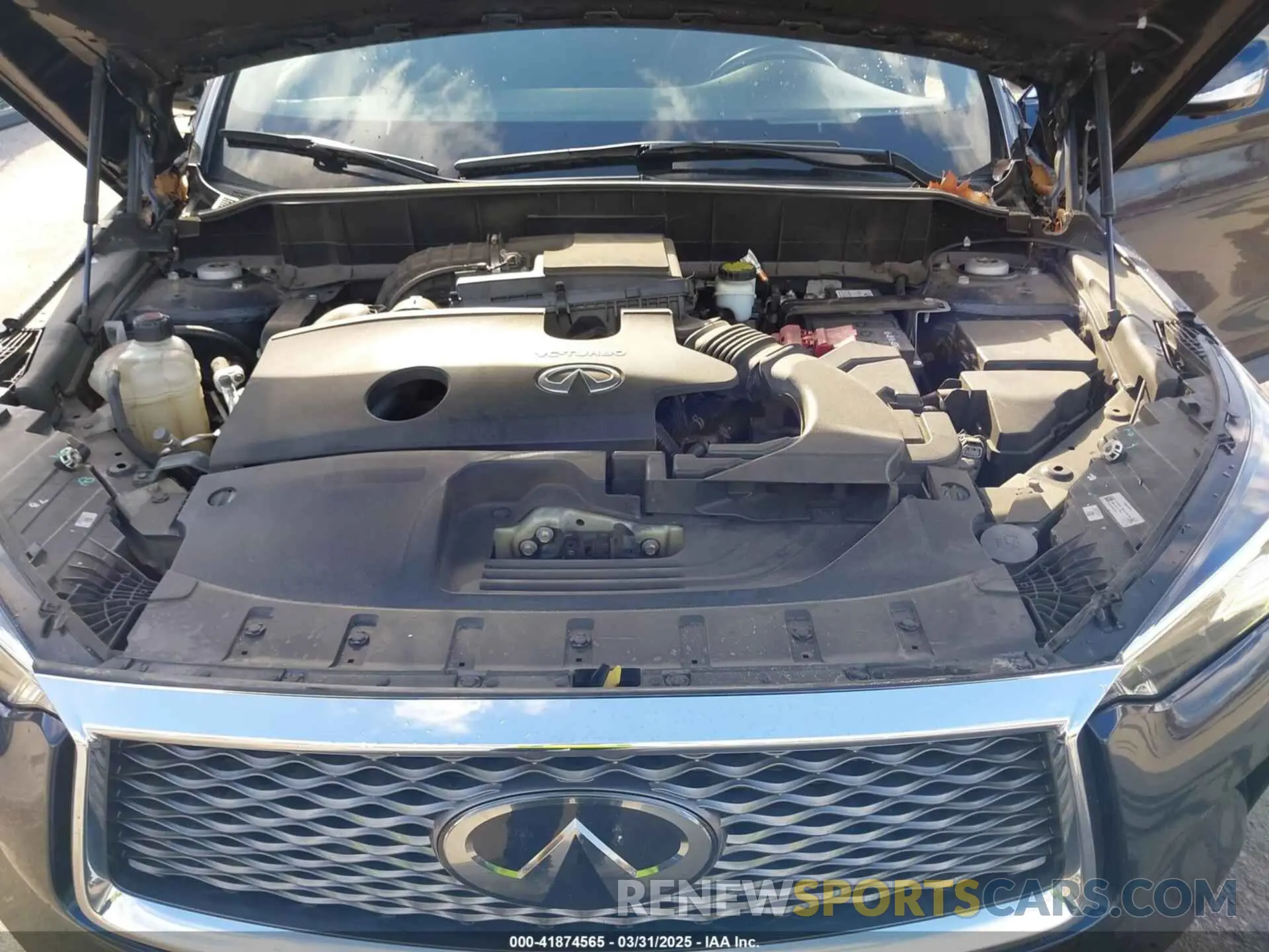 10 Photograph of a damaged car 3PCAJ5M31KF127279 INFINITI QX50 2019