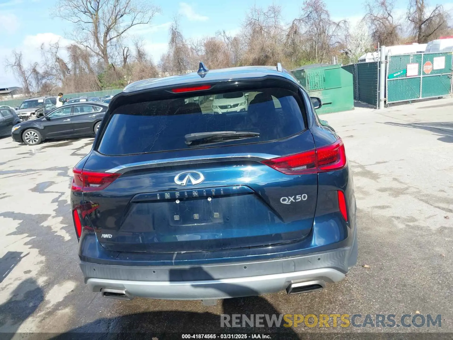 16 Photograph of a damaged car 3PCAJ5M31KF127279 INFINITI QX50 2019