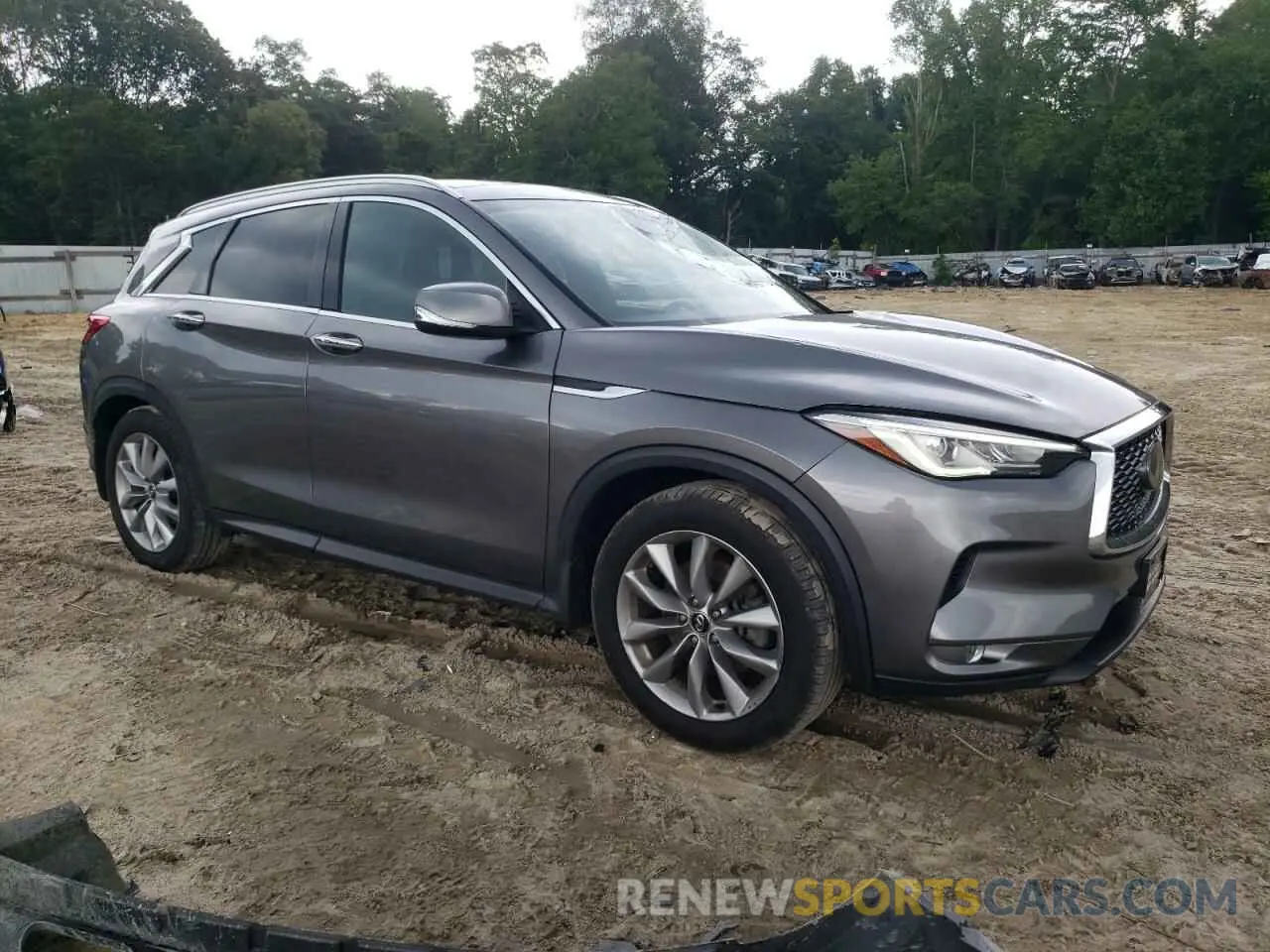 4 Photograph of a damaged car 3PCAJ5M31KF130795 INFINITI QX50 2019