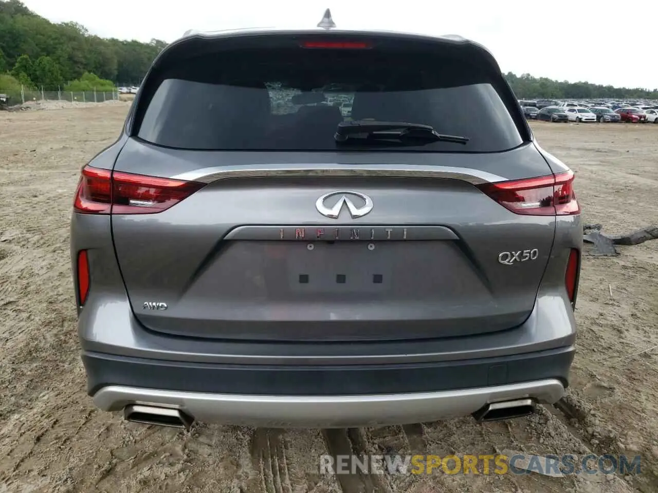 6 Photograph of a damaged car 3PCAJ5M31KF130795 INFINITI QX50 2019