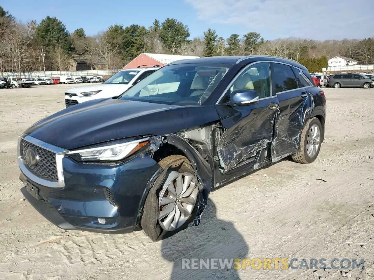 1 Фотография поврежденного автомобиля 3PCAJ5M31KF145622 INFINITI QX50 2019