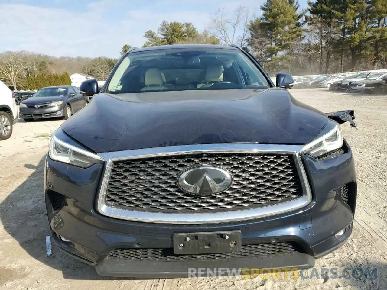5 Фотография поврежденного автомобиля 3PCAJ5M31KF145622 INFINITI QX50 2019