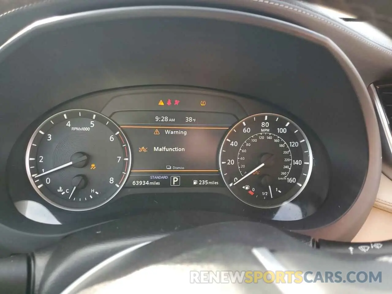 9 Фотография поврежденного автомобиля 3PCAJ5M31KF145622 INFINITI QX50 2019
