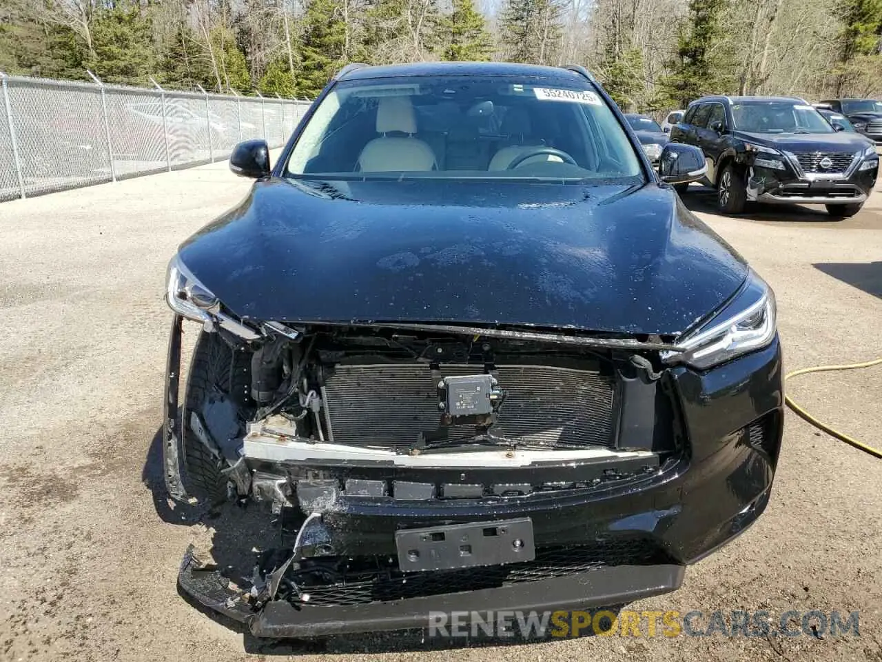 5 Photograph of a damaged car 3PCAJ5M32KF113858 INFINITI QX50 2019