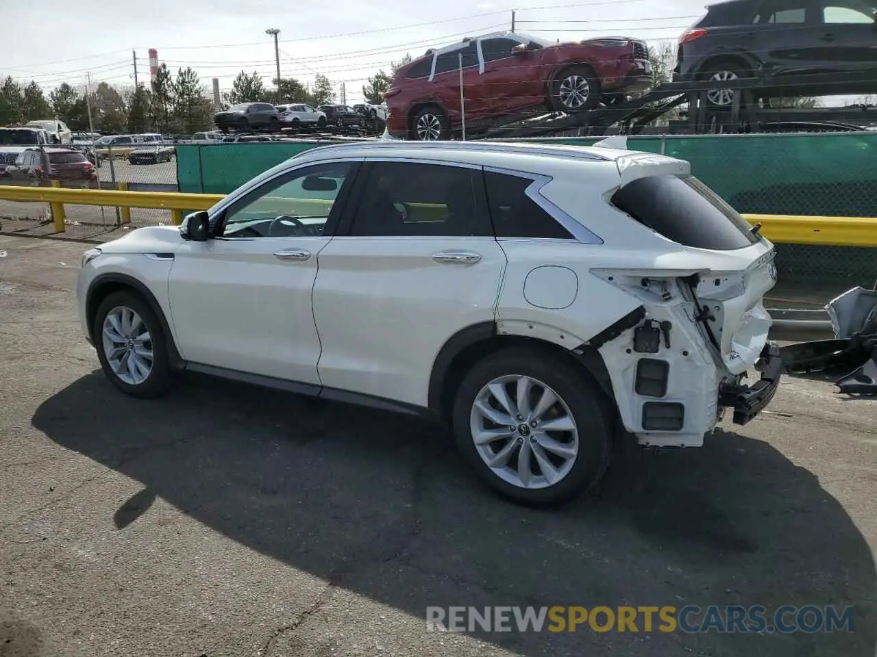 2 Фотография поврежденного автомобиля 3PCAJ5M32KF114587 INFINITI QX50 2019