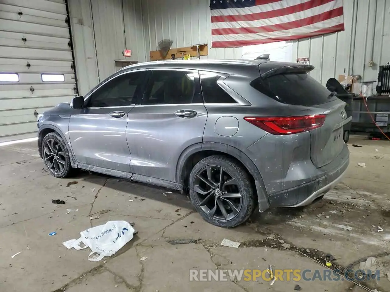 2 Photograph of a damaged car 3PCAJ5M33KF107695 INFINITI QX50 2019