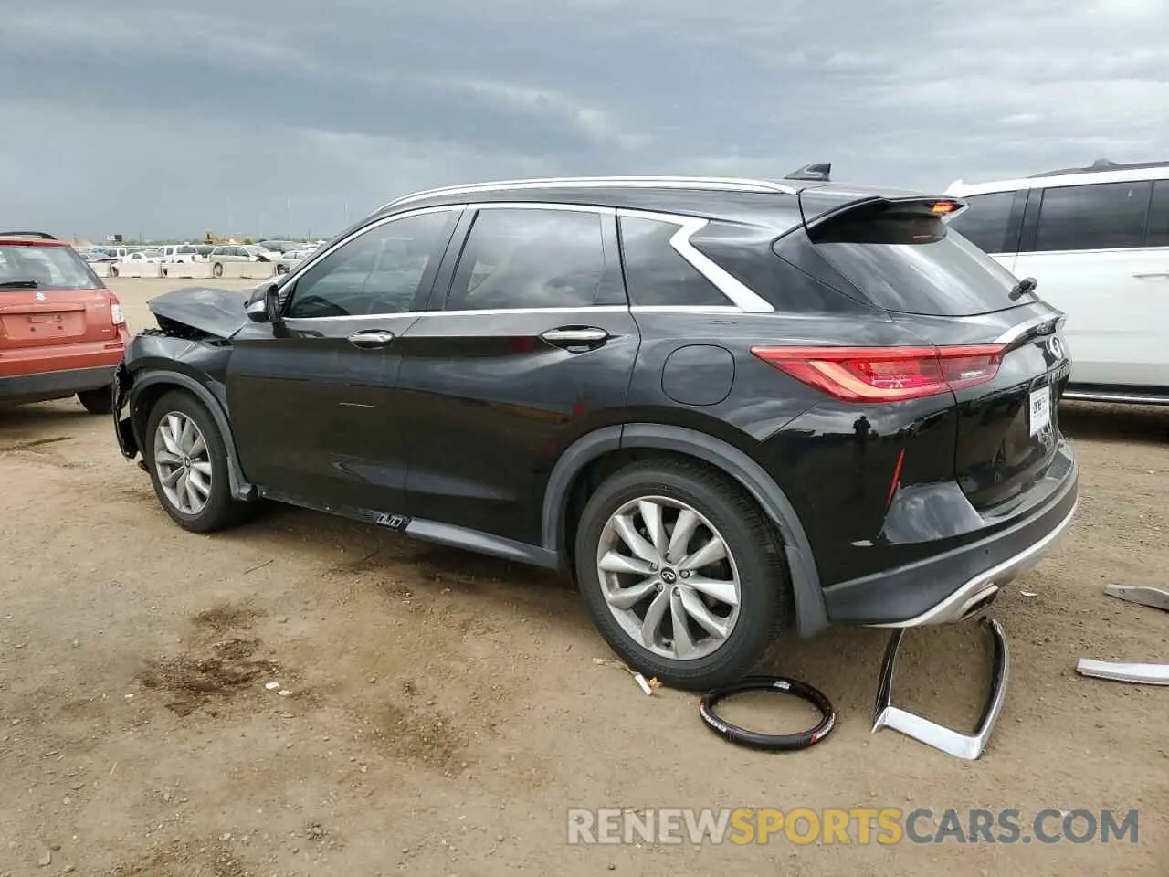 2 Фотография поврежденного автомобиля 3PCAJ5M33KF107793 INFINITI QX50 2019