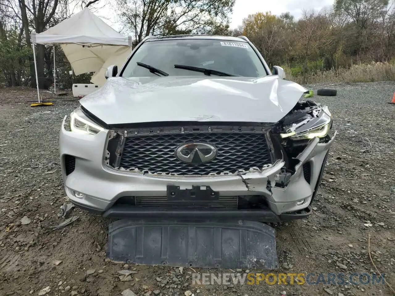 5 Фотография поврежденного автомобиля 3PCAJ5M33KF146819 INFINITI QX50 2019