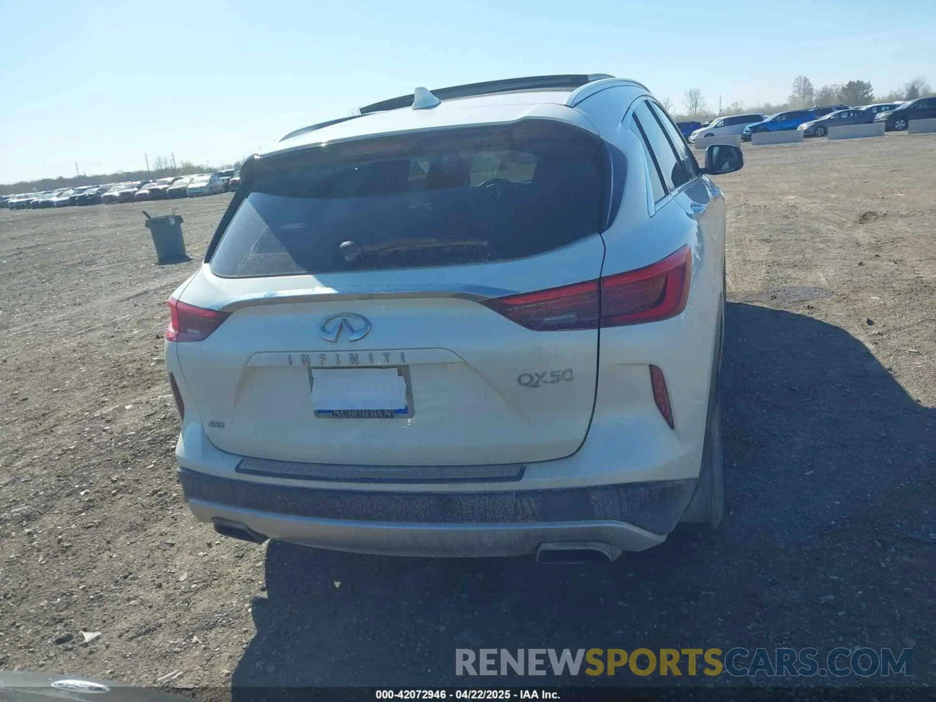 16 Photograph of a damaged car 3PCAJ5M35KF120657 INFINITI QX50 2019