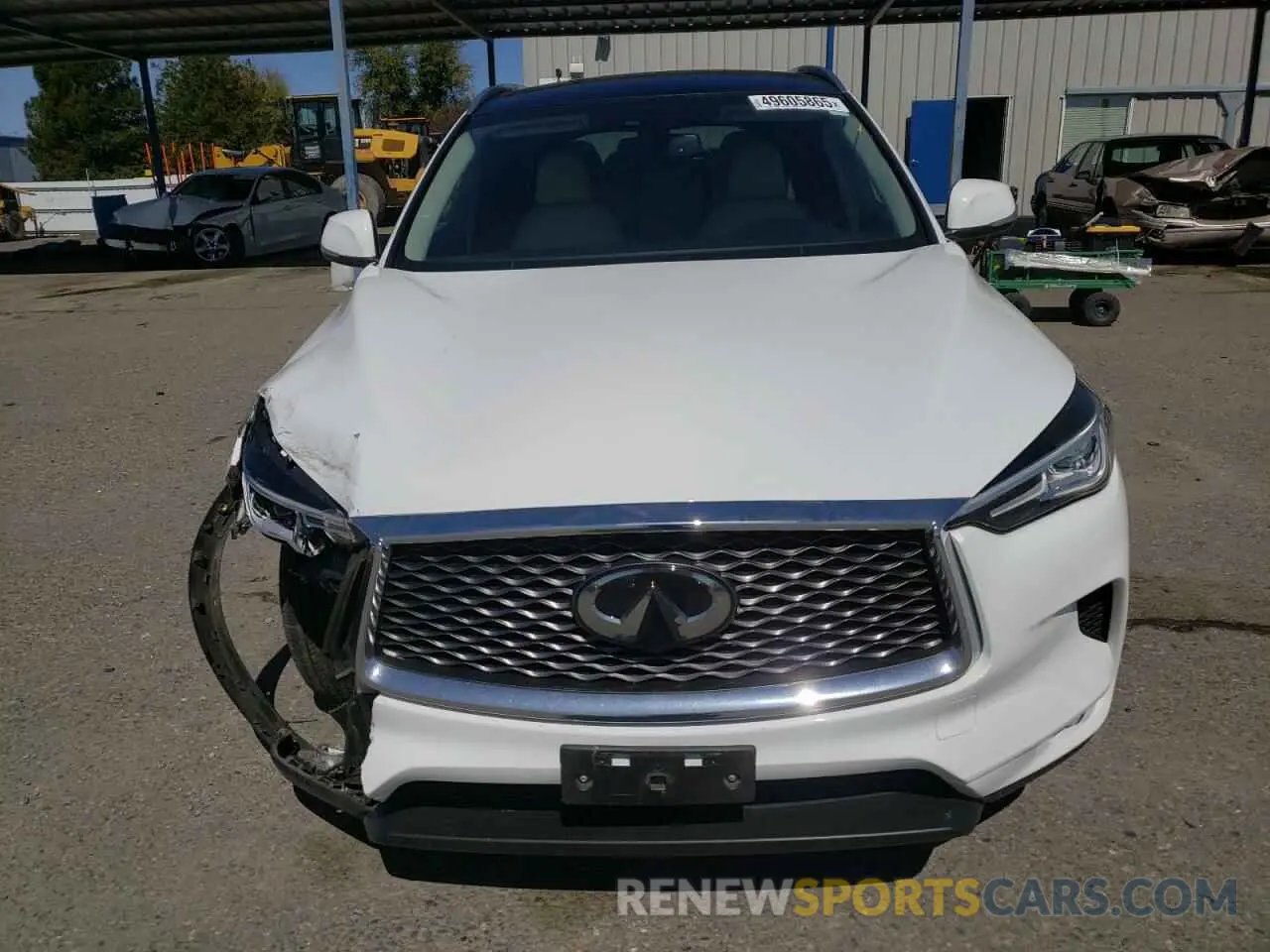 5 Photograph of a damaged car 3PCAJ5M35KF147972 INFINITI QX50 2019