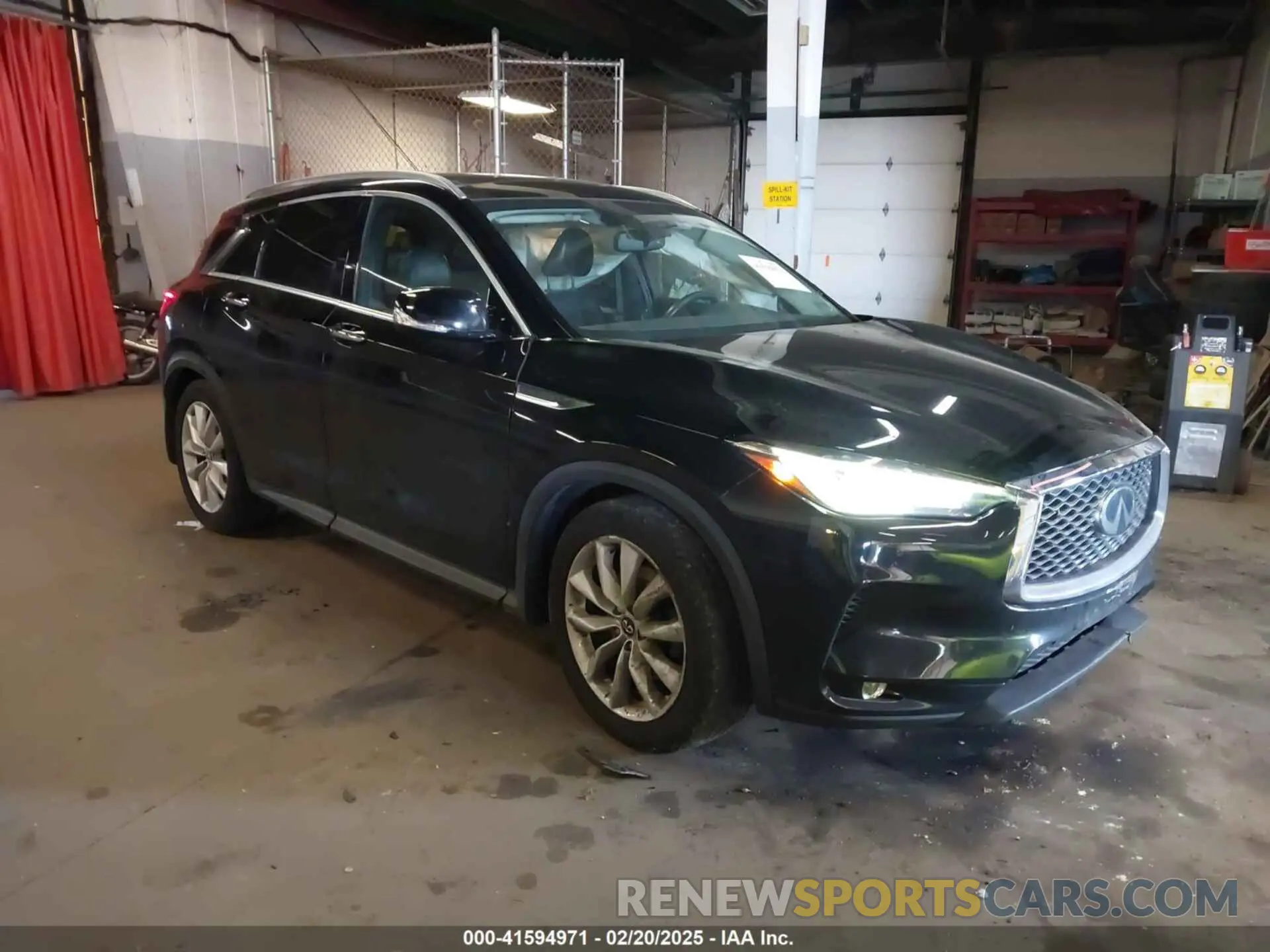 1 Photograph of a damaged car 3PCAJ5M36KF106542 INFINITI QX50 2019