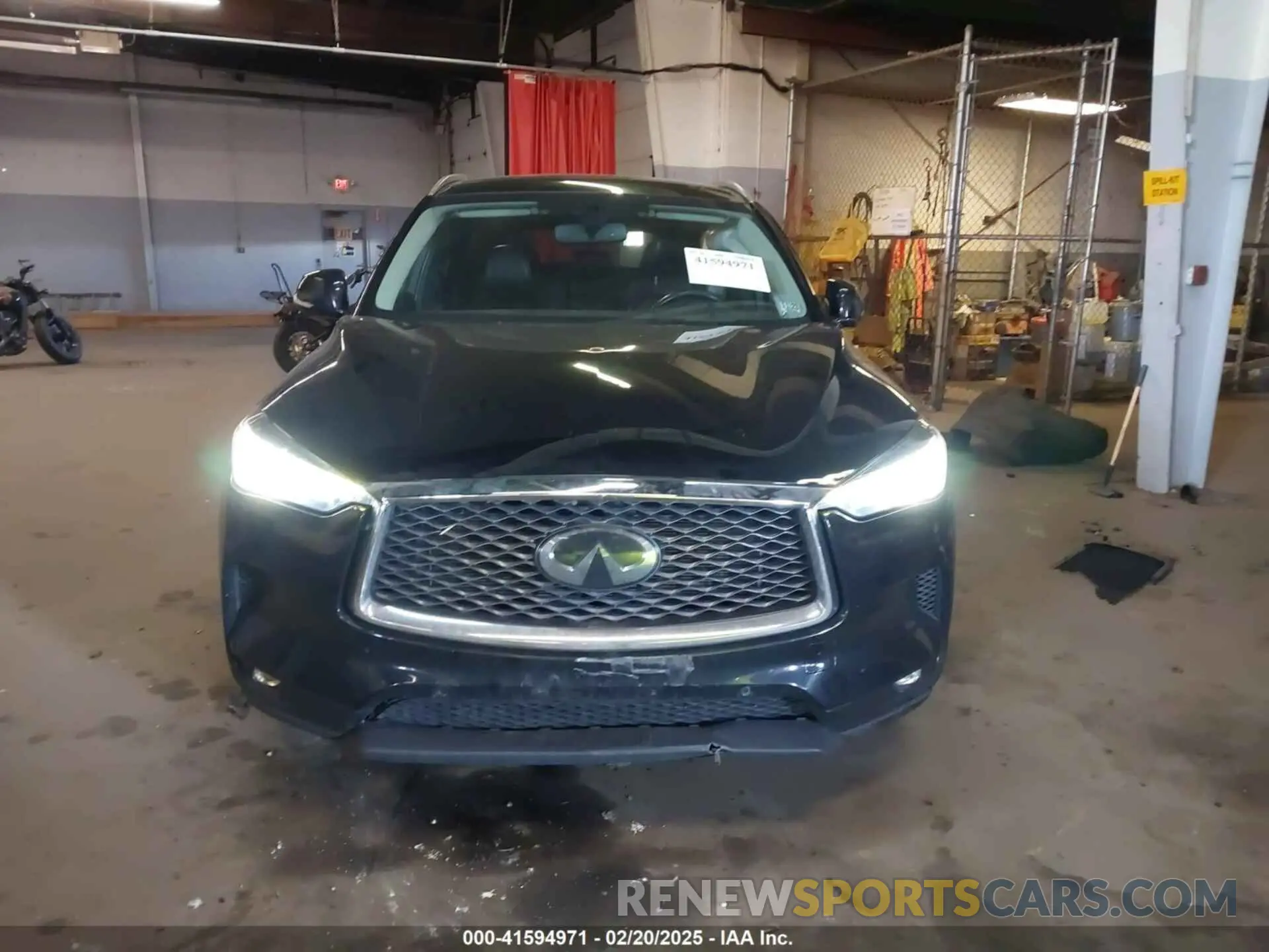 12 Photograph of a damaged car 3PCAJ5M36KF106542 INFINITI QX50 2019