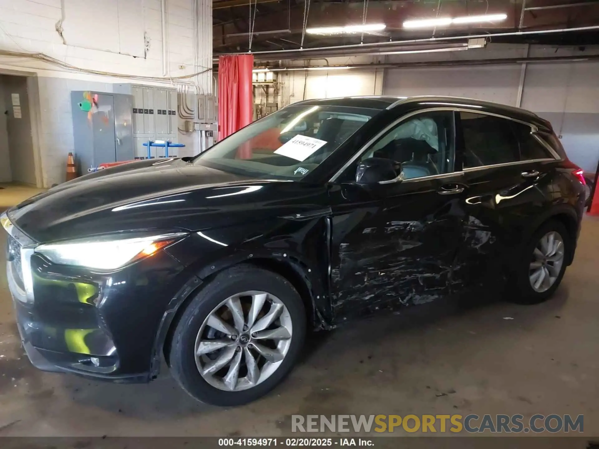 6 Photograph of a damaged car 3PCAJ5M36KF106542 INFINITI QX50 2019
