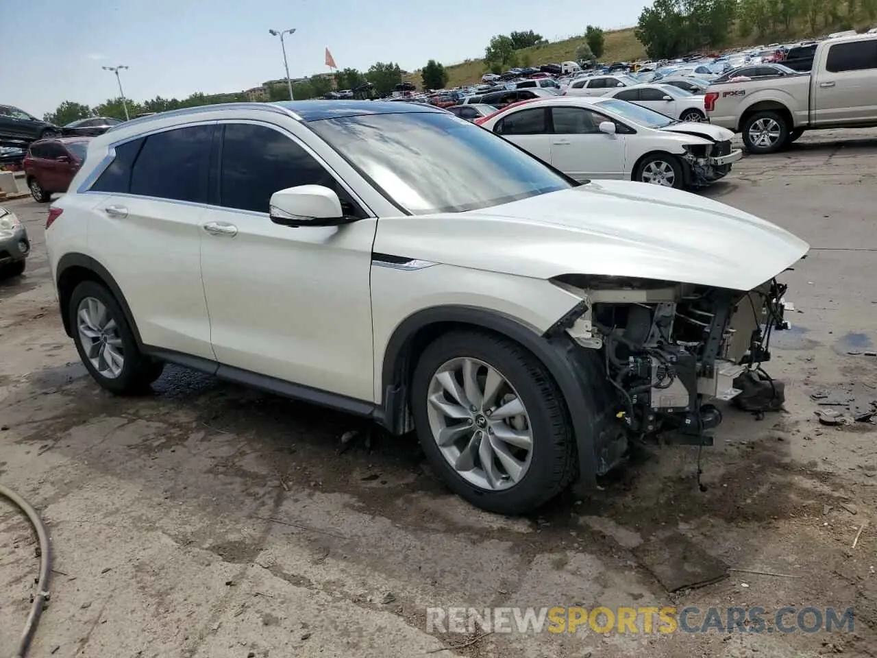 4 Фотография поврежденного автомобиля 3PCAJ5M36KF127679 INFINITI QX50 2019