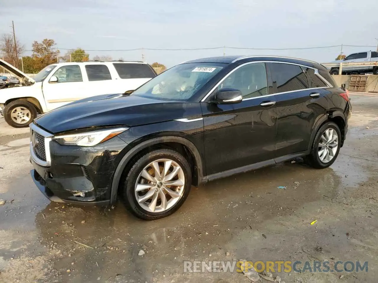 1 Photograph of a damaged car 3PCAJ5M36KF137225 INFINITI QX50 2019