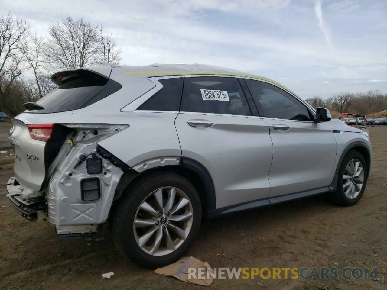 3 Фотография поврежденного автомобиля 3PCAJ5M36KF148256 INFINITI QX50 2019
