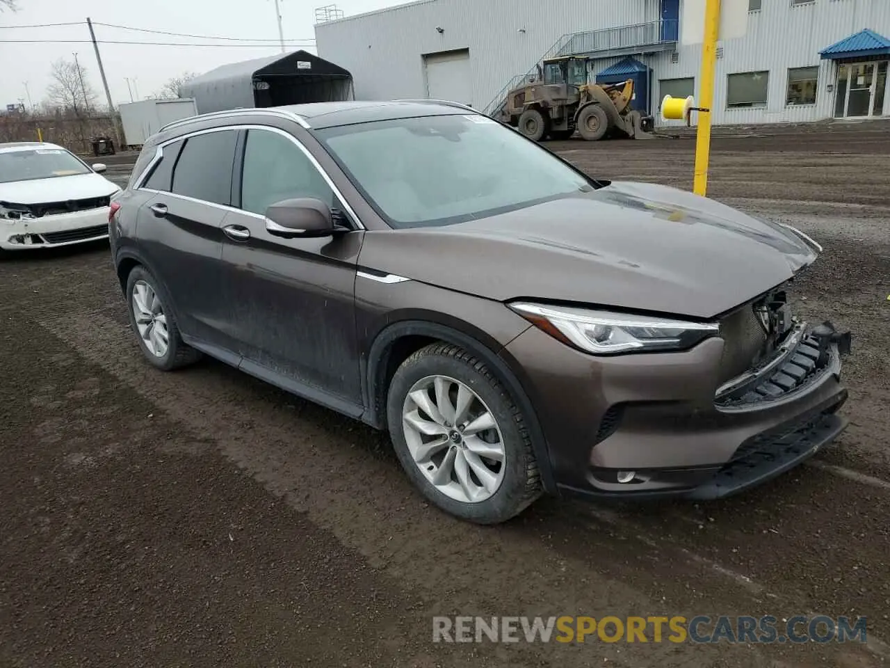 4 Photograph of a damaged car 3PCAJ5M37KF108445 INFINITI QX50 2019
