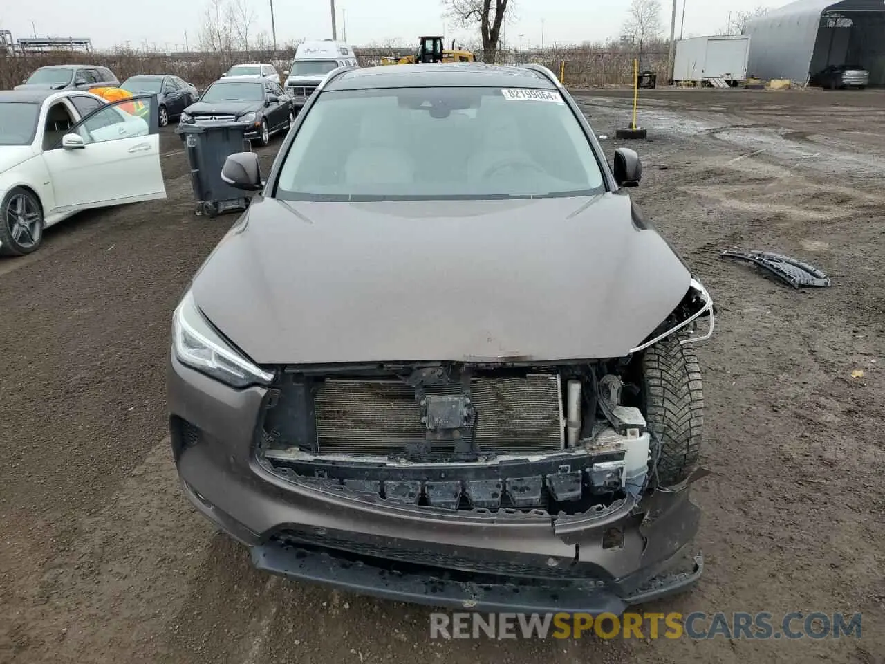 5 Photograph of a damaged car 3PCAJ5M37KF108445 INFINITI QX50 2019
