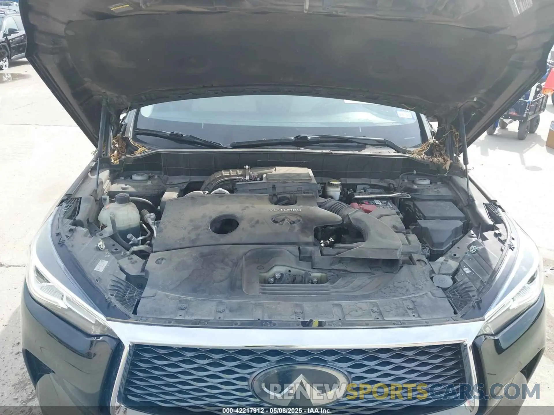 10 Photograph of a damaged car 3PCAJ5M37KF109899 INFINITI QX50 2019