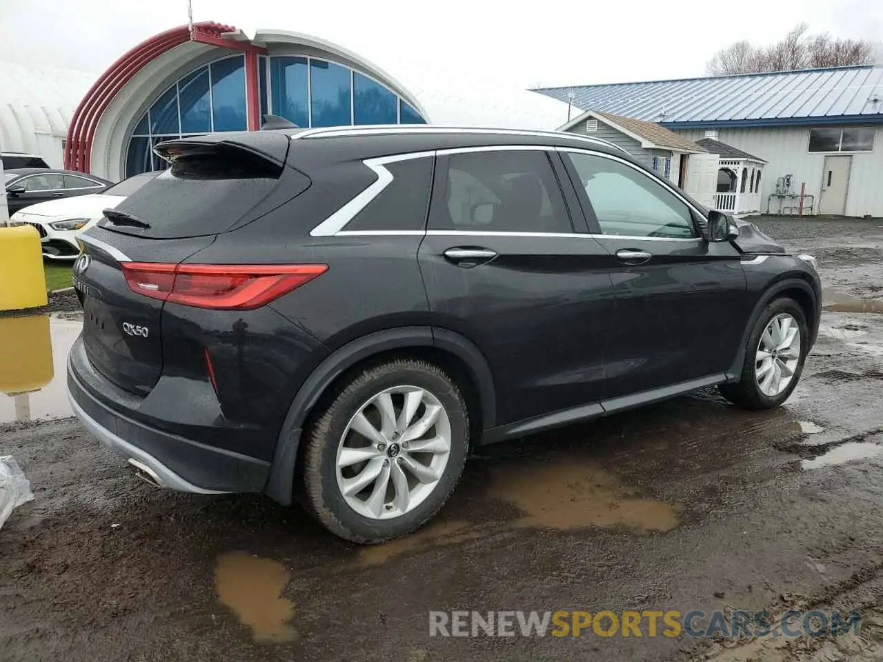 3 Photograph of a damaged car 3PCAJ5M37KF118487 INFINITI QX50 2019
