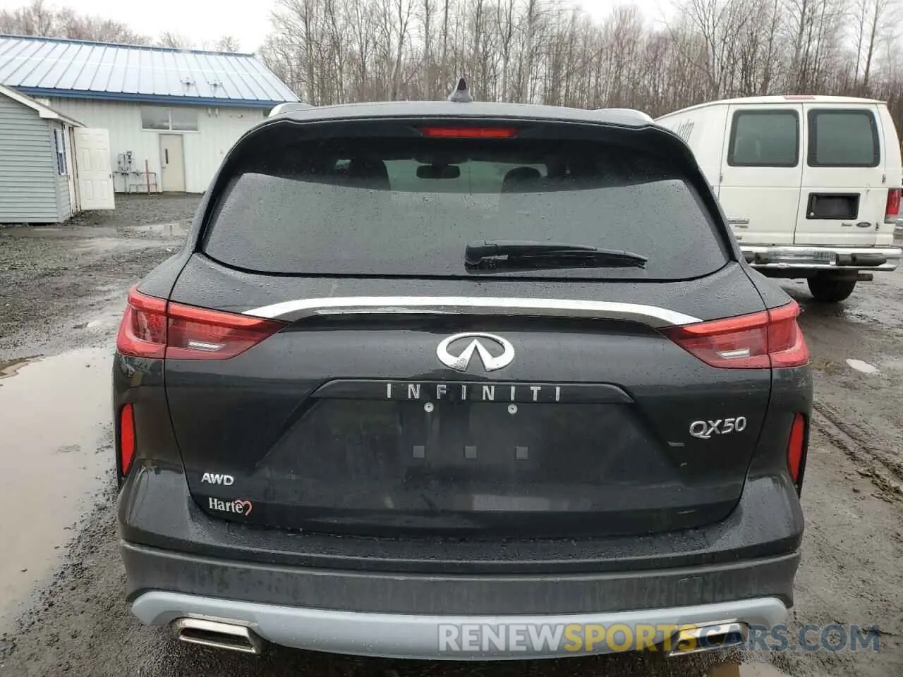 6 Photograph of a damaged car 3PCAJ5M37KF118487 INFINITI QX50 2019