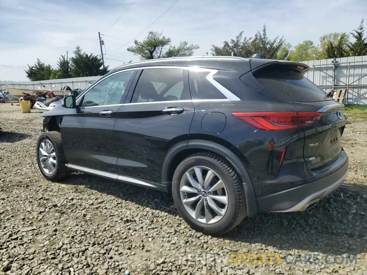 2 Фотография поврежденного автомобиля 3PCAJ5M37KF129859 INFINITI QX50 2019