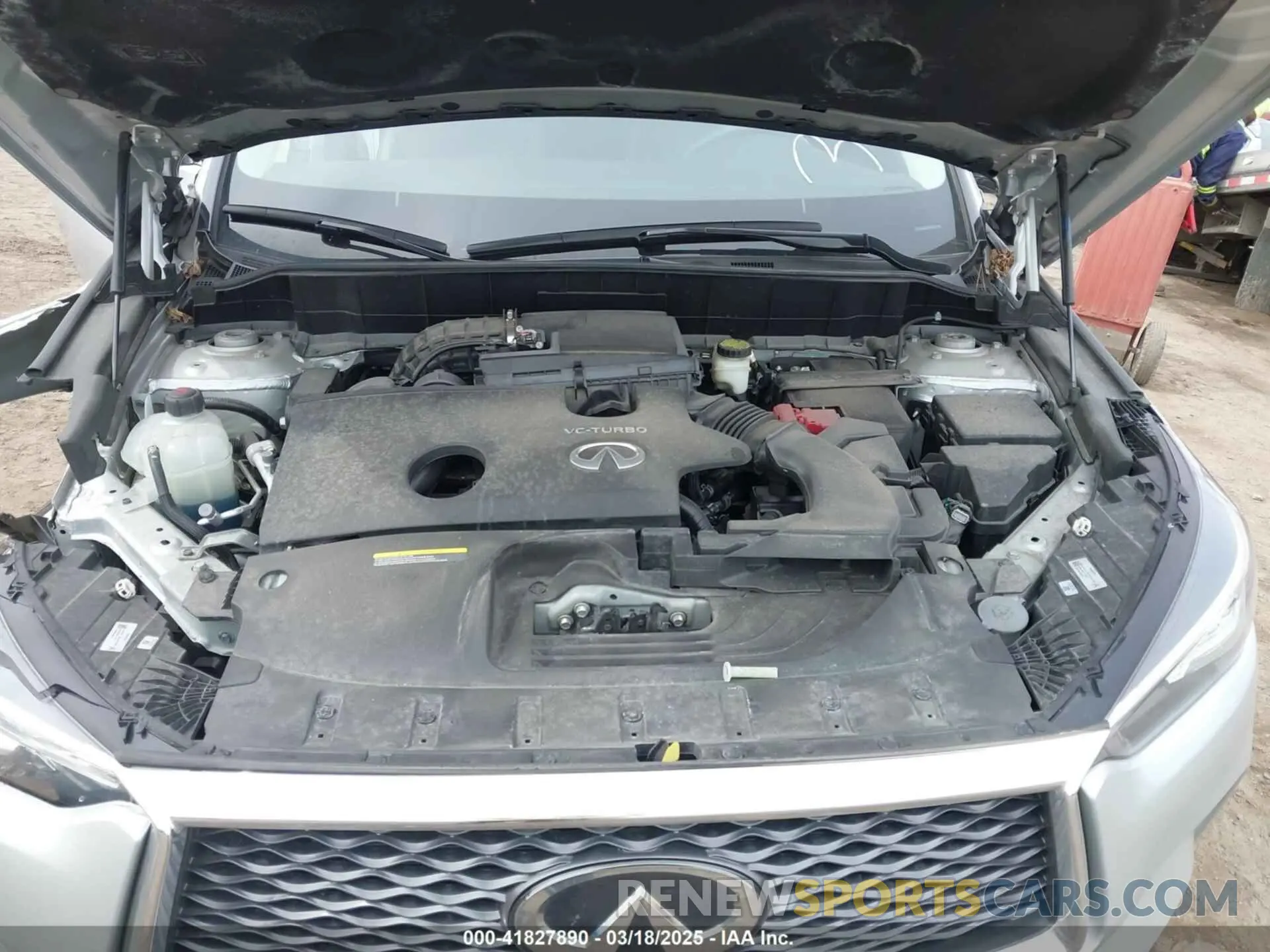10 Фотография поврежденного автомобиля 3PCAJ5M37KF143597 INFINITI QX50 2019