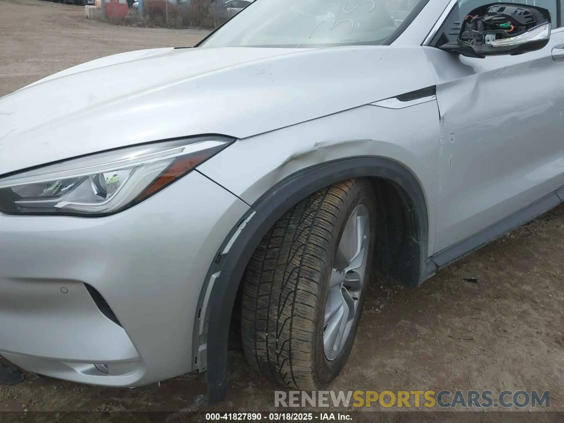 6 Фотография поврежденного автомобиля 3PCAJ5M37KF143597 INFINITI QX50 2019