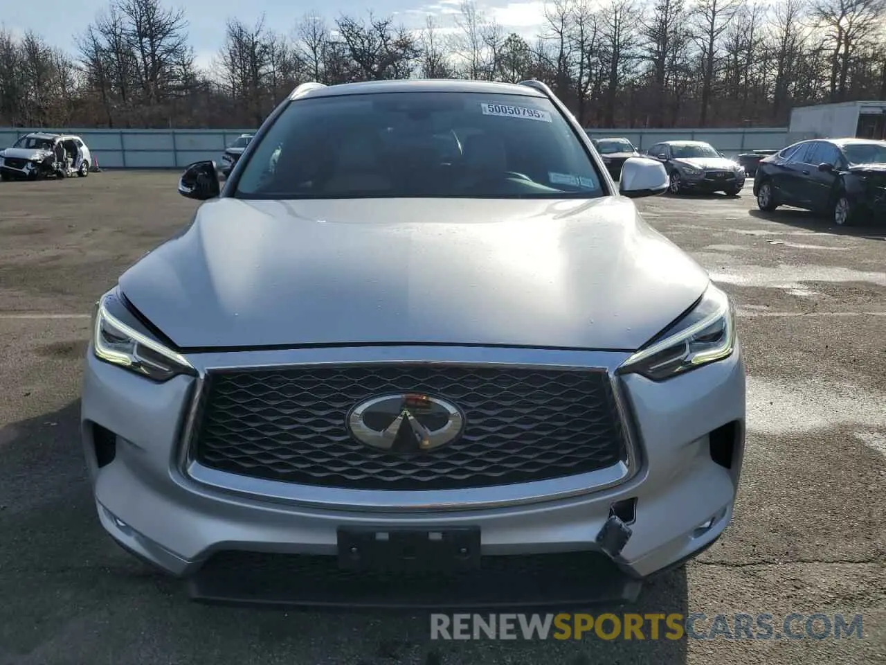 5 Фотография поврежденного автомобиля 3PCAJ5M37KF147648 INFINITI QX50 2019