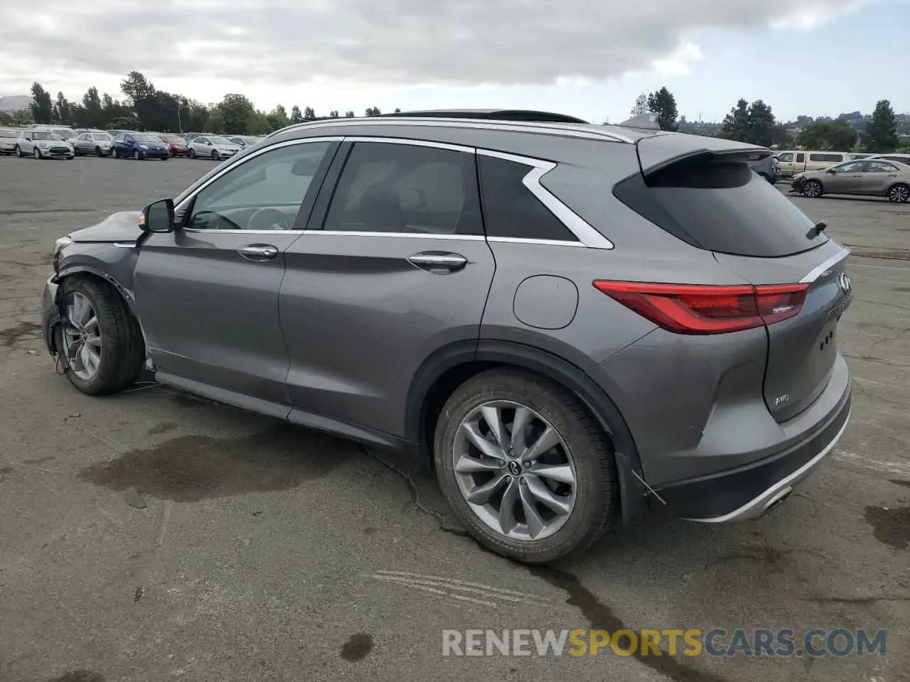 2 Photograph of a damaged car 3PCAJ5M37KF148055 INFINITI QX50 2019