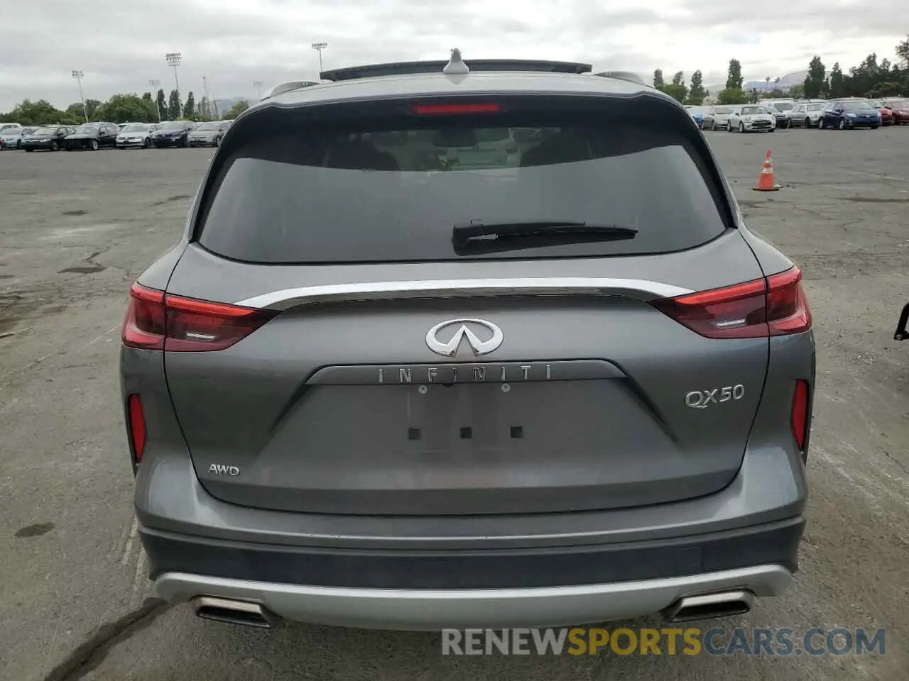 6 Photograph of a damaged car 3PCAJ5M37KF148055 INFINITI QX50 2019