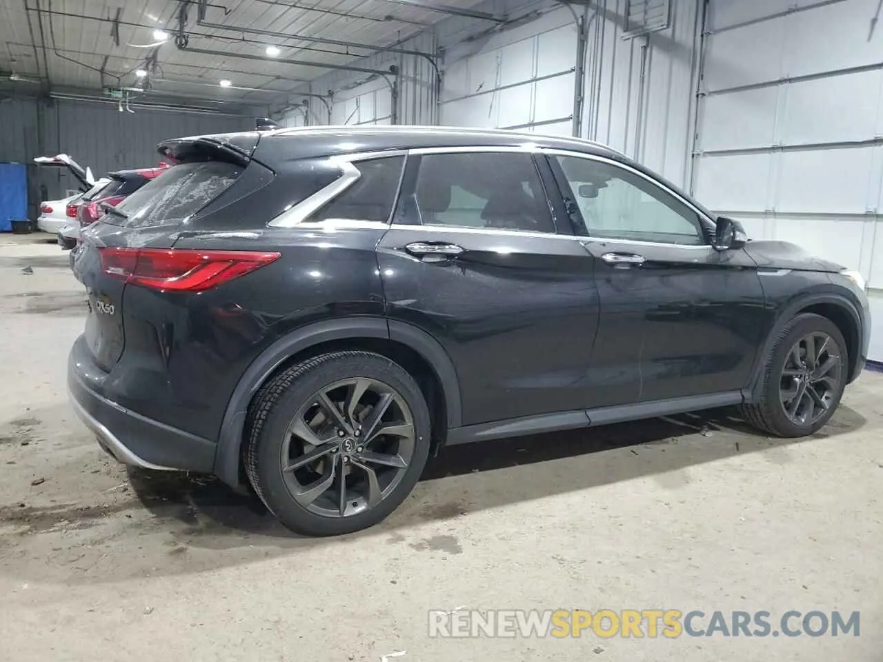 3 Photograph of a damaged car 3PCAJ5M38KF103867 INFINITI QX50 2019