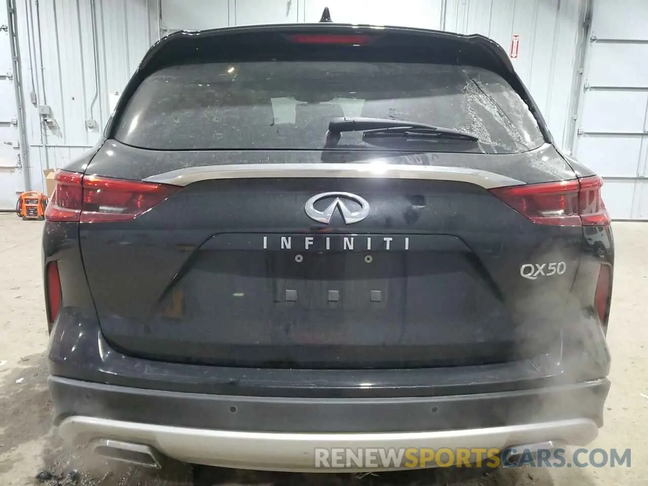 6 Photograph of a damaged car 3PCAJ5M38KF103867 INFINITI QX50 2019
