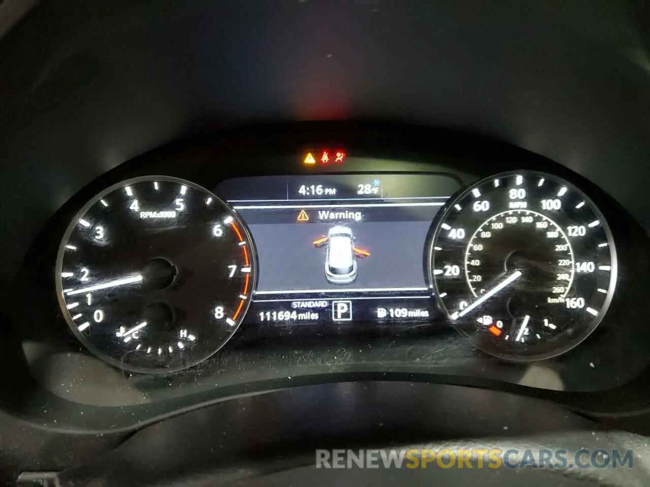 9 Photograph of a damaged car 3PCAJ5M38KF103867 INFINITI QX50 2019