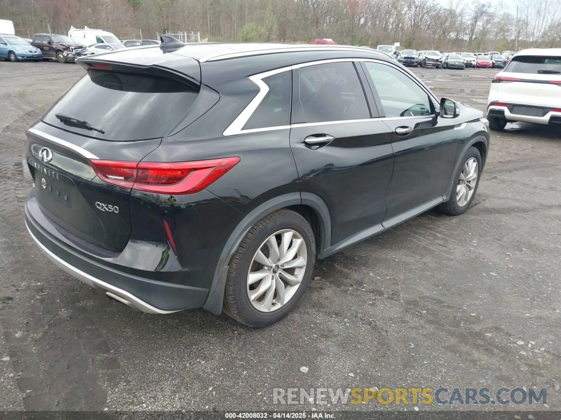 4 Фотография поврежденного автомобиля 3PCAJ5M38KF116554 INFINITI QX50 2019