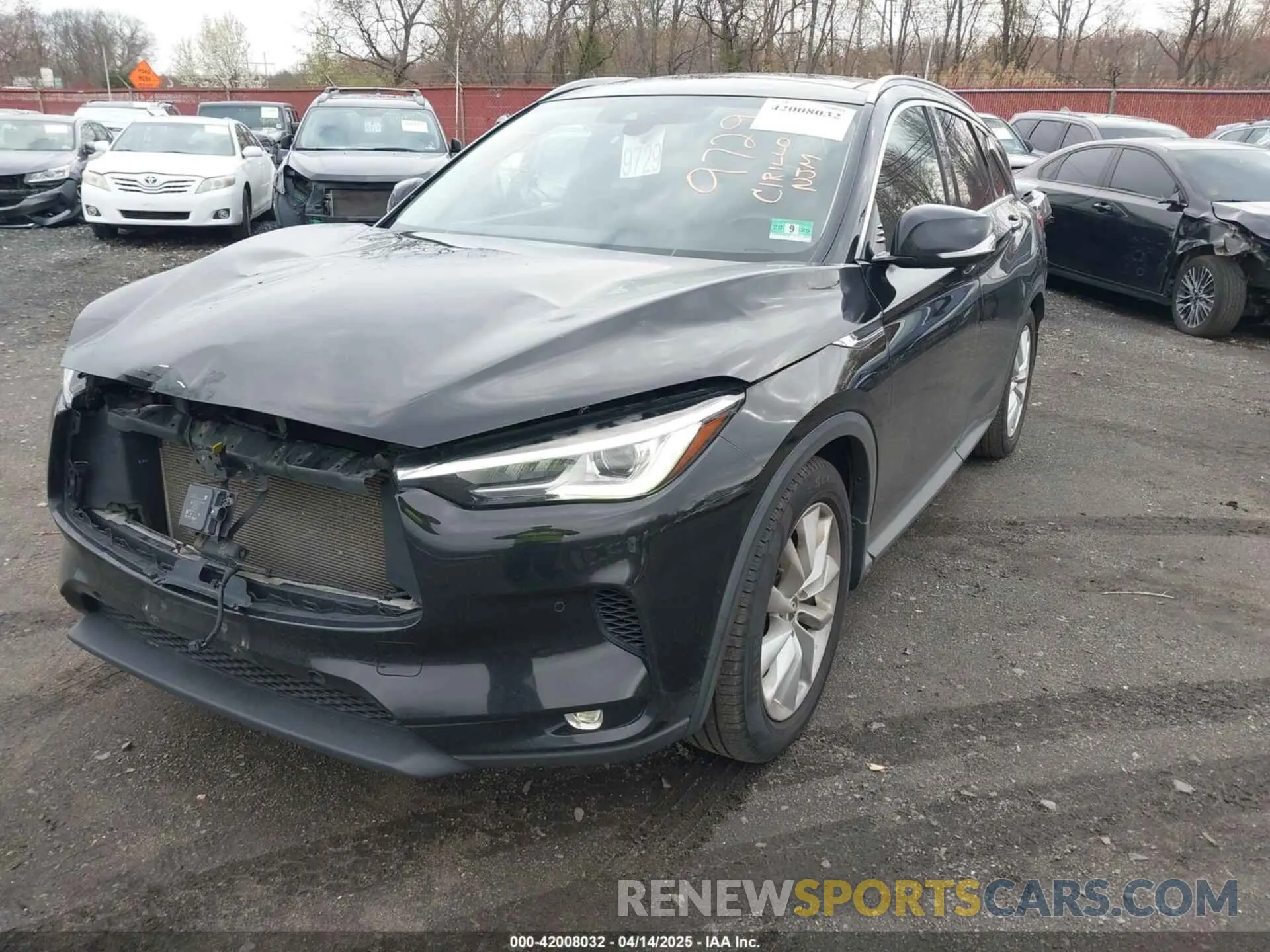 6 Фотография поврежденного автомобиля 3PCAJ5M38KF116554 INFINITI QX50 2019