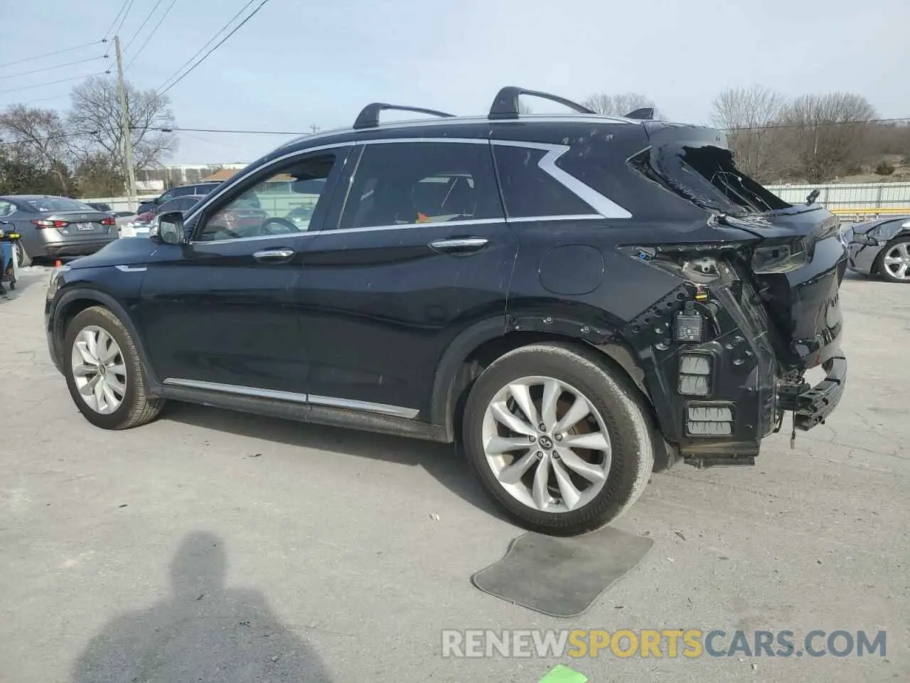 2 Photograph of a damaged car 3PCAJ5M39KF100556 INFINITI QX50 2019