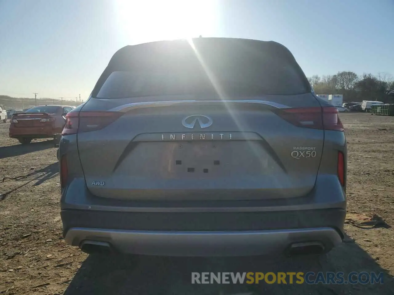 6 Фотография поврежденного автомобиля 3PCAJ5M39KF117065 INFINITI QX50 2019