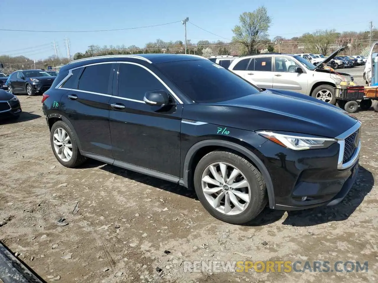 4 Фотография поврежденного автомобиля 3PCAJ5M39KF119026 INFINITI QX50 2019