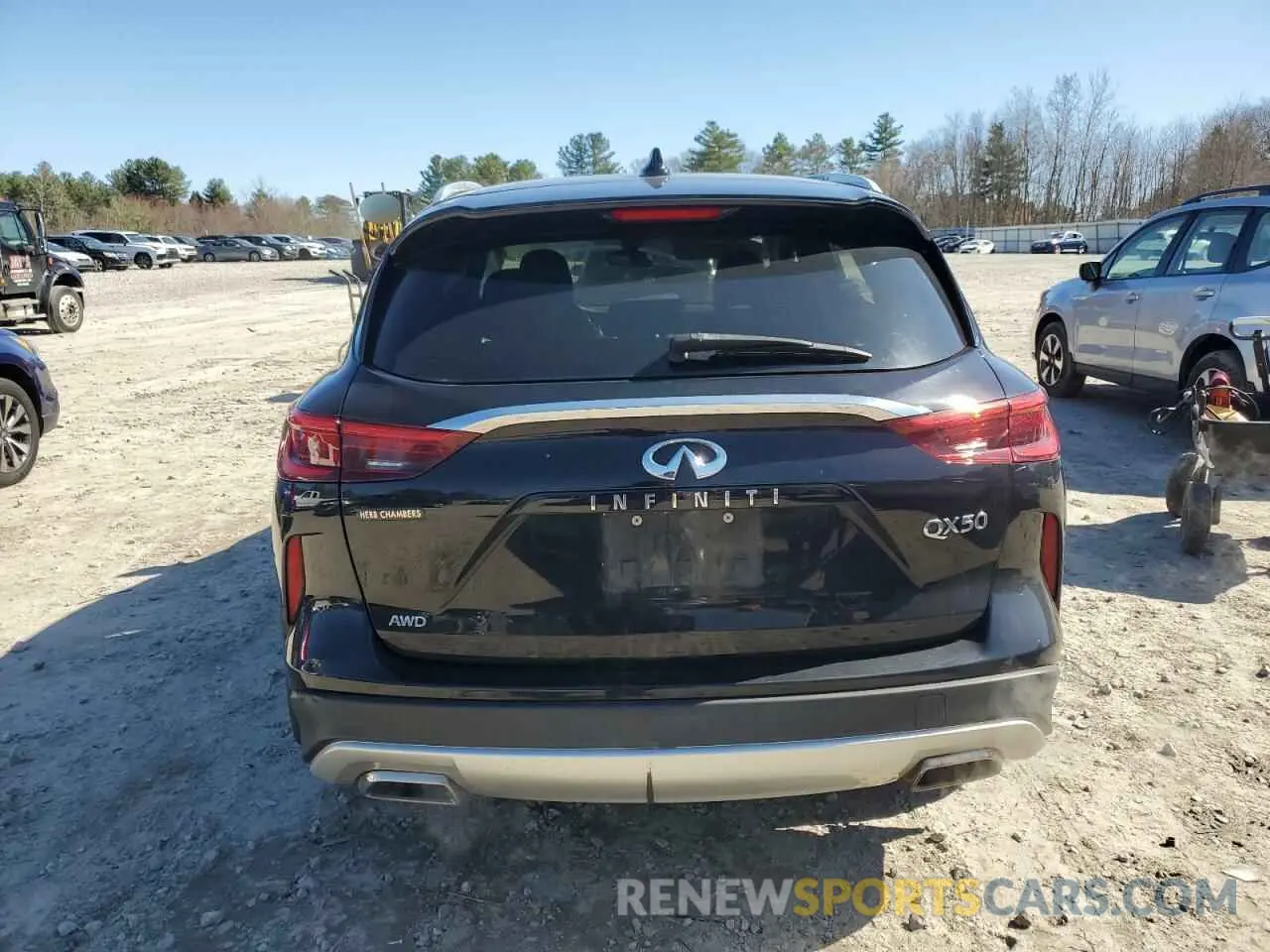 6 Photograph of a damaged car 3PCAJ5M39KF138806 INFINITI QX50 2019