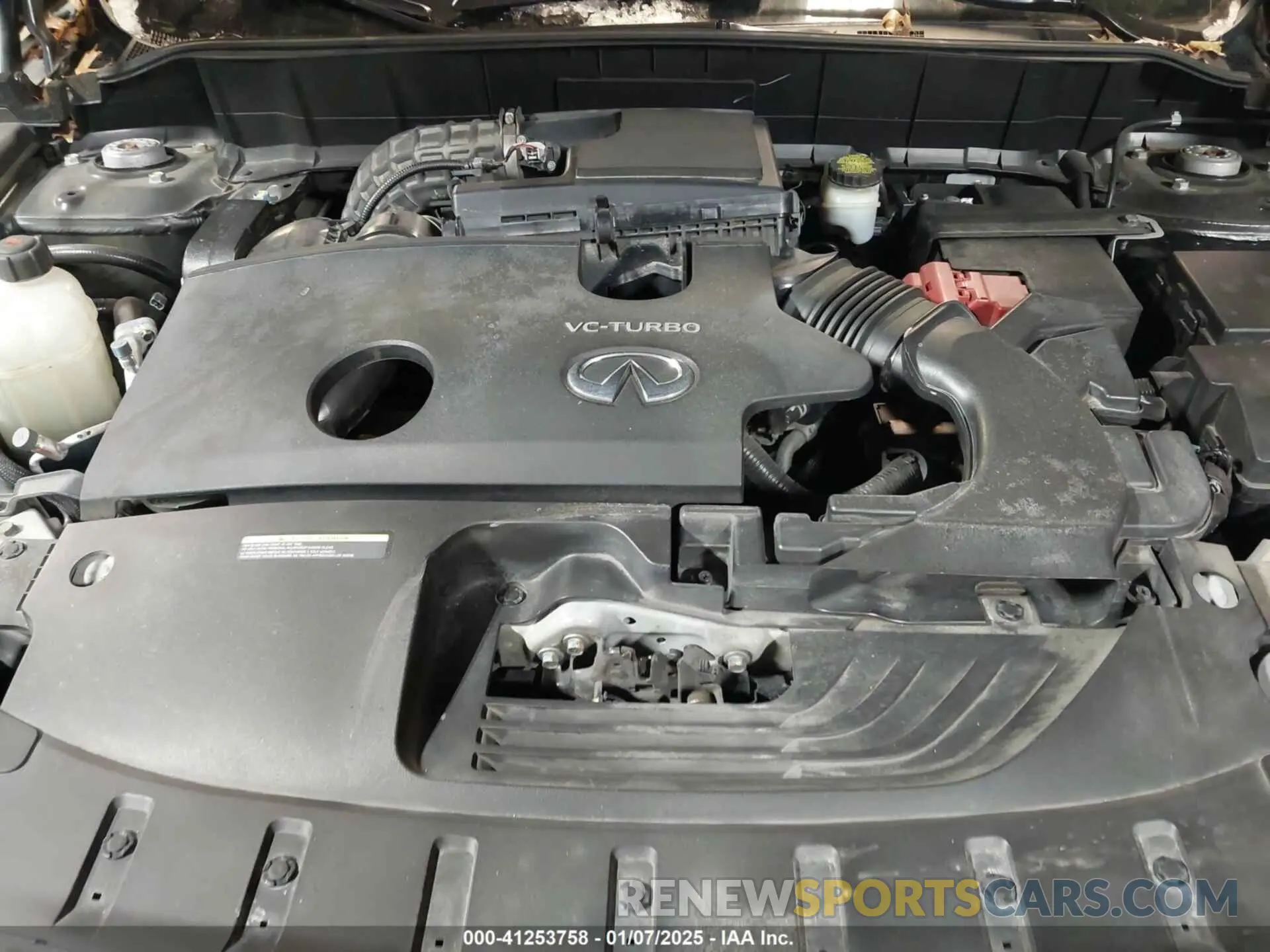 10 Photograph of a damaged car 3PCAJ5M3XKF136367 INFINITI QX50 2019
