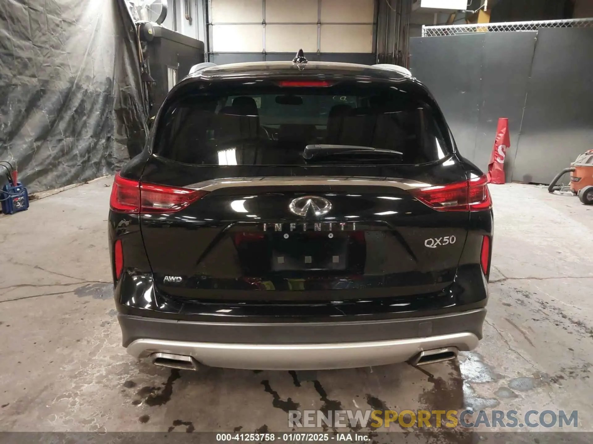 16 Photograph of a damaged car 3PCAJ5M3XKF136367 INFINITI QX50 2019