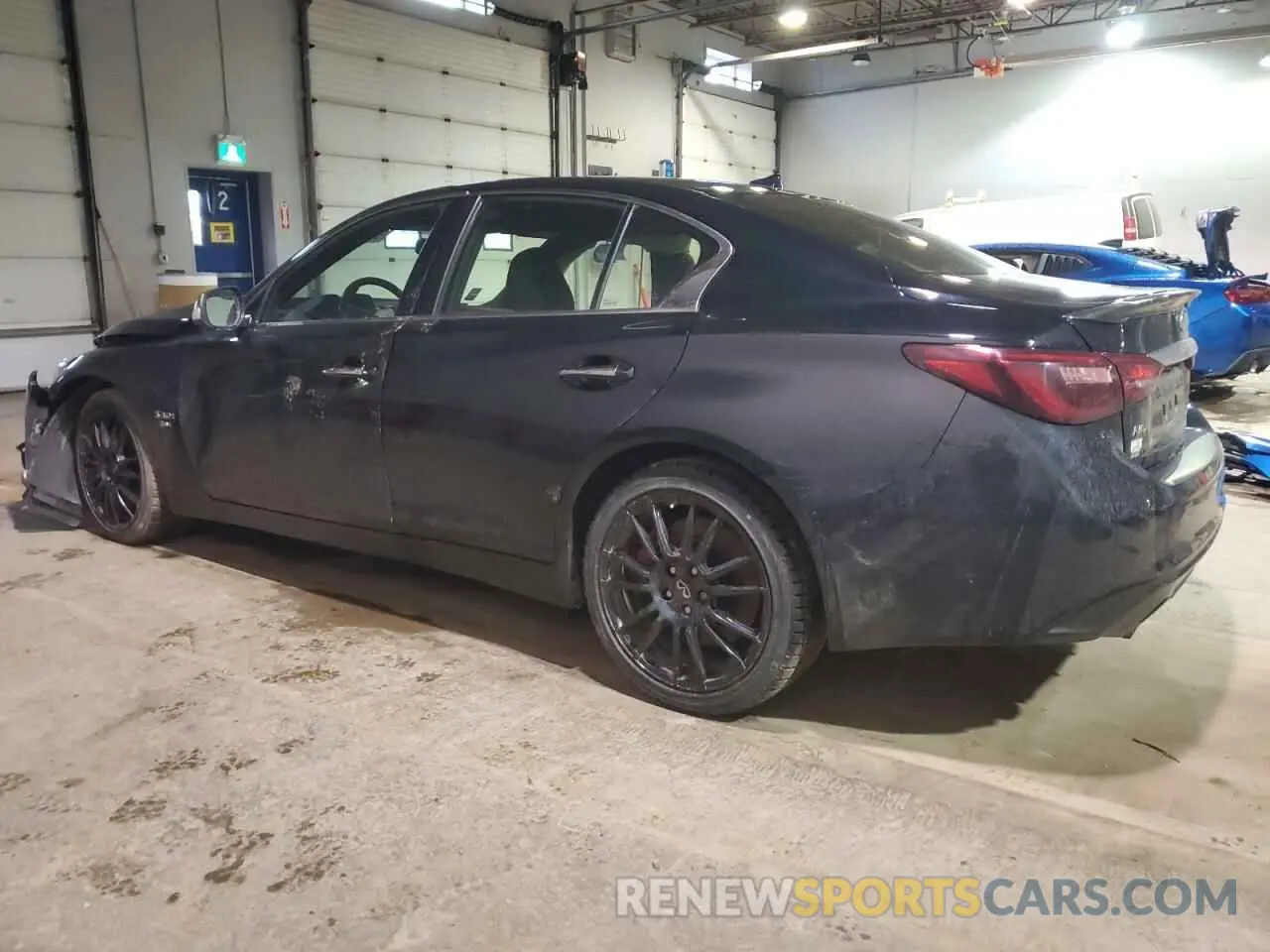 2 Photograph of a damaged car JN1FV7AR8KM830418 INFINITI QX50 2019