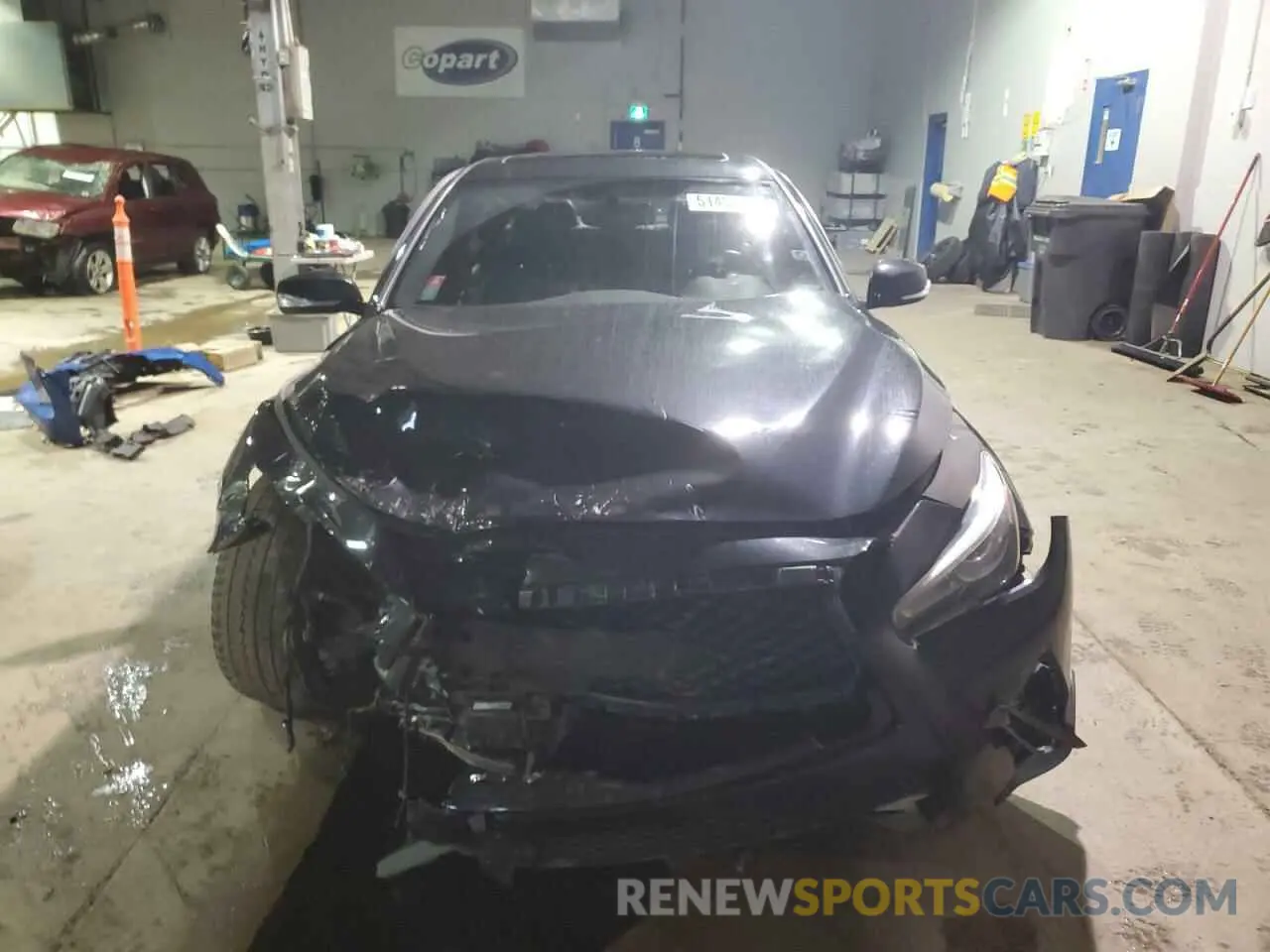 5 Photograph of a damaged car JN1FV7AR8KM830418 INFINITI QX50 2019